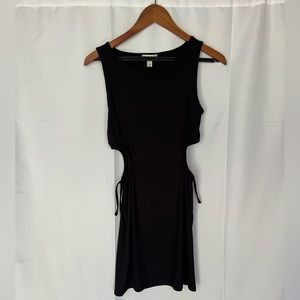 Derek Heart little black dress with cutouts